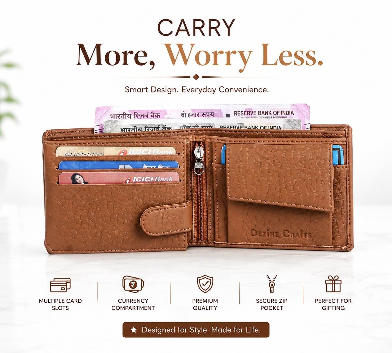 Short Wallet For Men - Image 2