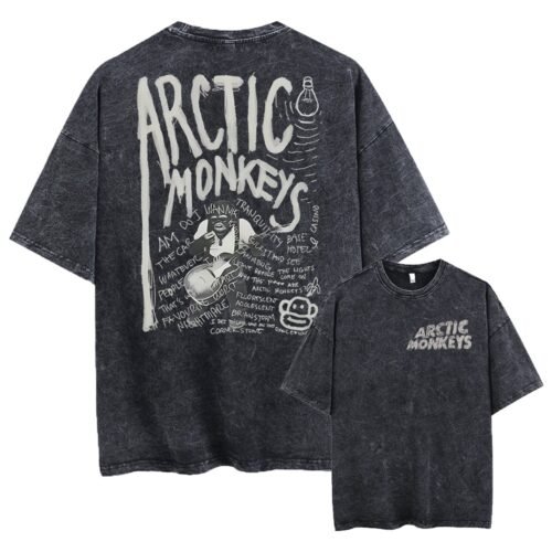 Retro Rock Arctic Monkeys Music Album Graphic T-Shrit (XL size)